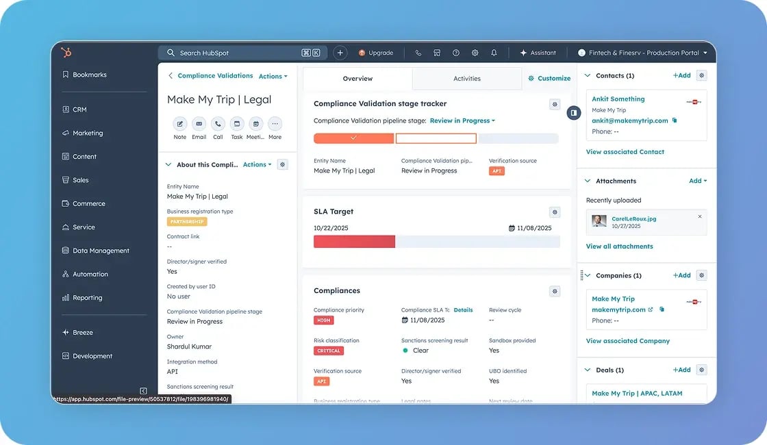 Dashboards for Growth and Risk Insights