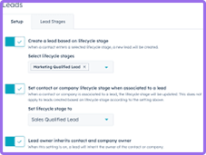 Leads Object work
