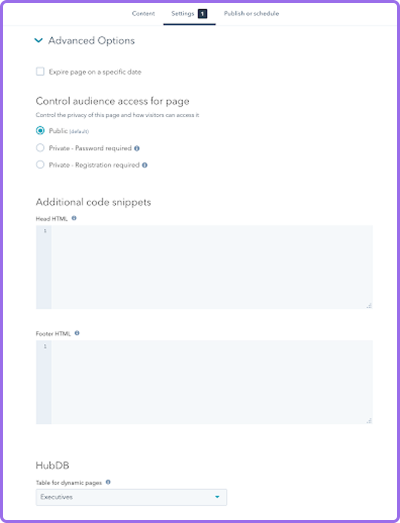 Dynamic Website Modules