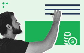 Salesperson visualizing a pipeline