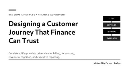 Designing a Customer Journey That Finance Can Trust: A Revenue Operations Blueprint